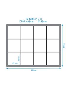 12 Compartment Euro Box Separators