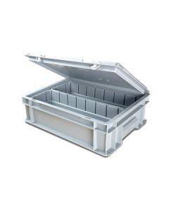 Cutlery storage box with inserts