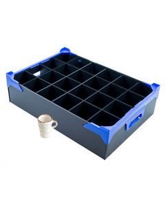 24 Compartment  Espresso Cup Storage Box (82x80mm)