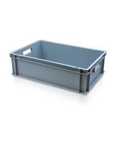 Surplus Stock 36 Litre Euro Plastic Stacking Container/Storage Box - With Open Handles