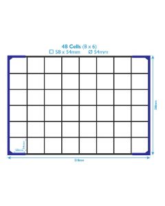 Stackable 48 Cell Storage Box