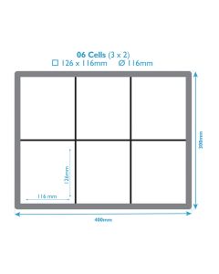 6 Compartment Euro Box Dividers