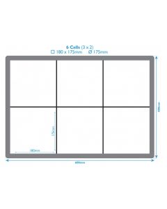 6 Compartment Euro Container Dividers