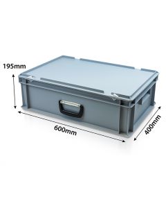 Euro Container Case L600xW400xH195mm