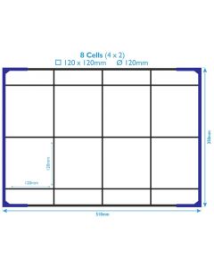 Correx Box Separators - 8H Compartments