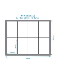 8 Compartment Euro Box Partitions 