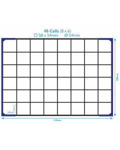 48 Compartment Corrugated Box Inserts