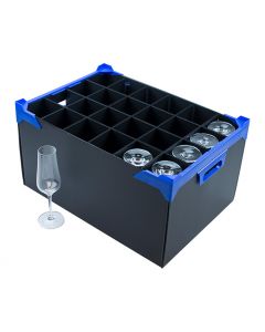 Champagne Flute Storage Box 24 Cells