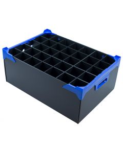 Champagne Flute Storage Boxes Black