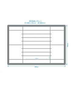 Large Charger Plate Storage Box 