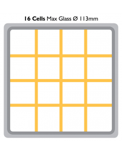 16 Compartment Dishwasher Rack Insert