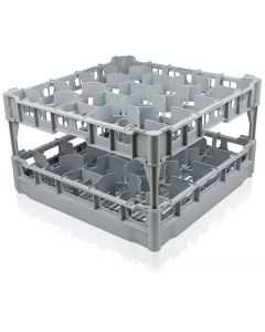 FRIES Commercial Dishwasher Rack with 20 Compartments 