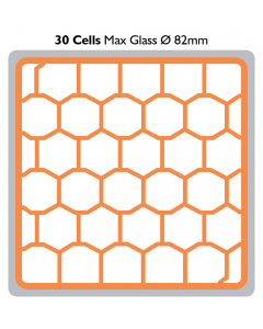 30 Compartment Dishwasher Rack Insert