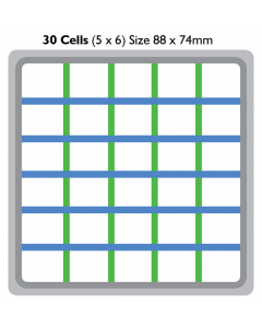 30 Rectangular Compartments Dishwasher Rack Insert