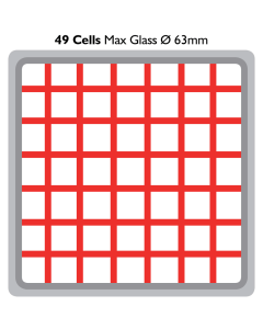 49 Compartment Dishwasher Rack Insert 