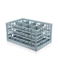 Protective Glass Crate With Middle Frame