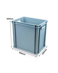 34 Litre Deep Plastic Crate (400x300x400mm)