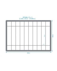 Large Dinner Plate Storage Crate With Compartments