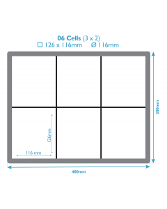 Stackable Euro Box - 6 Cells