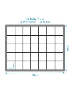 Stackable Euro Box - 35 Cells