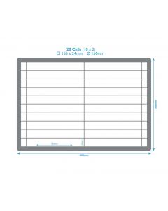 Storage Box For Saucers With Compartments