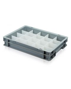 Shallow Euro Tray - 20 Cells