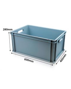 51 Litre Heavy Duty Plastic Box L600xW400xH280mm