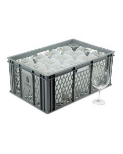 Red Wine Glass Storage Crate