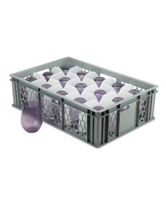 Ventilated Storage Box With 15 Compartments 