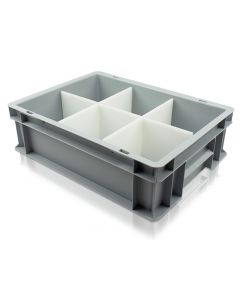 Stackable Euro Box - 6 Cells