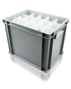 Euro Container For Wine Glasses