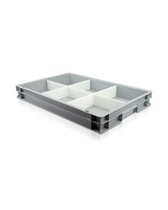 Shallow Storage Tray - 6 Cells