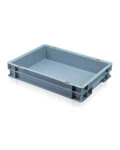 Shallow Plastic Storage Box L400xW300xH75mm