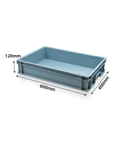 24 Litre Stacking Plastic Box (600x400x120mm)