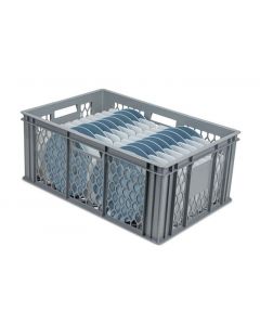 Starter Plate Storage Crate With Dividers