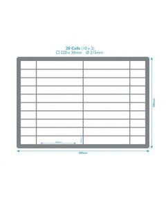 Starter Plate Storage Crate With Dividers