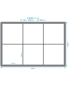 Perforated Box With 06 Compartments