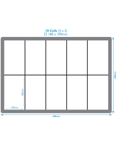 Ventilated Chinaware Crate With 10 Cells 