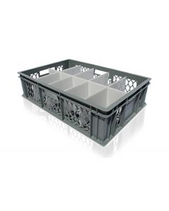 Ventilated Chinaware Crate With 10 Cells 