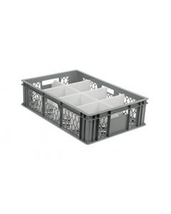 Ventilated Crate With 8 Compartments 