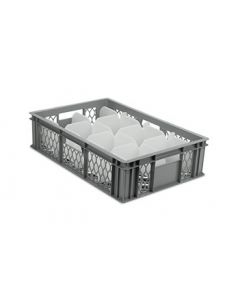 Ventilated Euro Crate With 8 Compartments