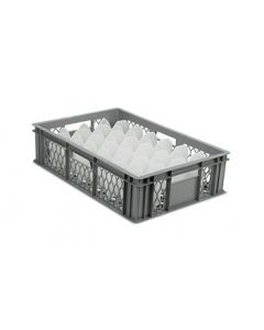 Ventilated Glassware Crate For Water Glasses