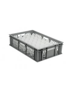 Ventilated Glassware Crate With 40 Compartments