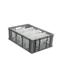 Ventilated Cup Crate With 8 Compartments 