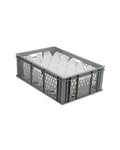 Ventilated Glassware Crate For Brandy Glasses