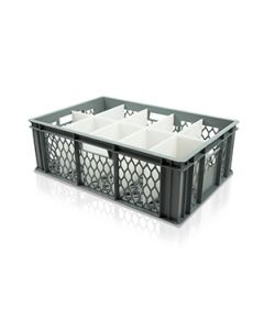 Ventilated Chinaware Storage Box For 10 Cups 