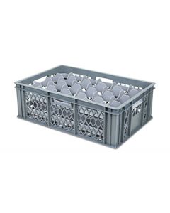 Industrial Glassware Basket with Removable Inserts 