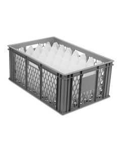 Tall Champagne Flute Storage Crate