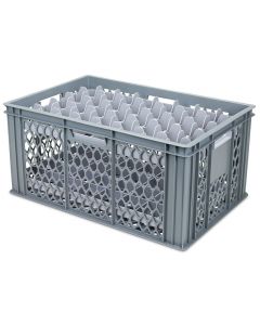 Glassware Crate with Removable Dividers