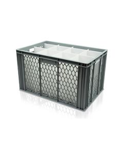 Ventilated Storage Crate For Large Carafes